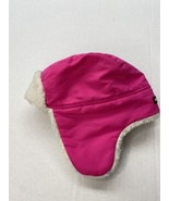 Swiss Tech Trapper Girl Winter Hat One Size Pink Quilted Ear Flaps White... - £10.12 GBP