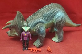 Tyco Dino Riders Triceratops w/ Sidewinder and some accessories - $35.00