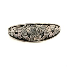 Vintage Sterling Signed 925 BA Bali Suarti Ornate Scroll Design Cuff Bracelet 7 - £98.92 GBP