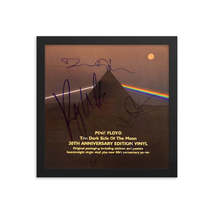 Pink Floyd Dark Side of the Moon band signed Record Insert Sticker Reprint - £63.84 GBP