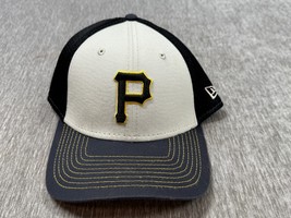 Pittsburgh Pirates Hat Cap Fitted Mens Large Black White MLB Baseball Ne... - $350.79 MXN