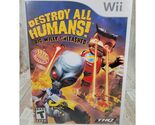 Destroy All Humans! Big Willy Unleashed Complete Nintendo Wii Tested &amp; W... - $9.97