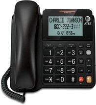 Atandt Cl2940 Corded Phone, Black, Speakerphone, Extra-Large, And Audio ... - $43.95