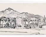 Westward Look The Ranch Inn Postcard by Arthur Hill Tucson Arizona - $11.88