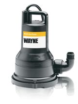 Wayne 1/3 HP 2600 gph Thermoplastic Switchless Switch Bottom AC Submersible - $99.95