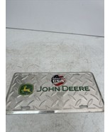 John Deere Tractor Silver Diamond License Plate Auto Tag Farm Truck Auto... - £7.78 GBP