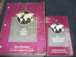 1997 Ford Taurus Mercury Sable Service Shop Repair Manual Set FACTORY W SPECS BK - £35.37 GBP