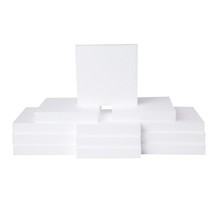 Silverlake Craft Foam Block - 12 Pack Of 6X6X1 Eps Polystyrene Cubes For... - £22.21 GBP