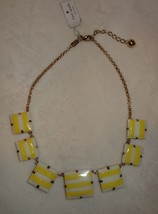 Kate Spade Yellow Frontal Necklace New - £81.17 GBP