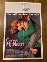 Cross My Heart 1987, Comedy/Romance Original One Sheet Movie Poster  - £39.10 GBP