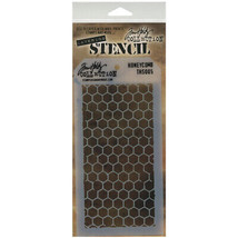 Tim Holtz Layered Stencil 4.125 inch X8.5 inch Honeycomb - £19.27 GBP