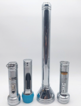 Vtg D cell Flashlight Lot Eveready Rayovac Ranger Kwik-Lite Made in USA ... - £29.84 GBP