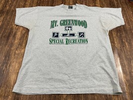 VTG Mount Greenwood, IL Special Recreation Men’s Gray T-Shirt - XL - £2.75 GBP