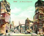 Vintage Postcard - Rome Roma - Le Terme Di Caracalla - Ernesto Richter U... - £2.79 GBP