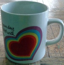 Collectible 1983 Avon Ceramic Coffee Mug - The Love Mug - VGC - SUPER CU... - £11.86 GBP