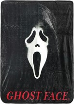 Ghost Face Throw Blanket From The Bioworld Scream Movie. - £31.40 GBP
