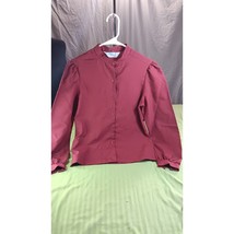 Red long sleeve blouse - £9.29 GBP