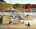 Vtg Postcard 1910s Thebes Temple Der el bahri The Cairo postcard Trust U... - £10.63 GBP