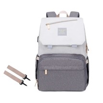 Women Maternity Backpack USB Interface Mom Baby Nappy Nursing Diaper Bag Handbag - £83.38 GBP