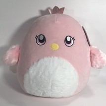 Squishmallows Suneetha The Pink Swan 12&quot; Easter Kellytoy Fluffy Belly 20... - £23.59 GBP