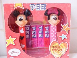 DISNEY PEZ MICKEY AND MINNIE SET FRIENDS FOREVER NEW BOXED - $5.99