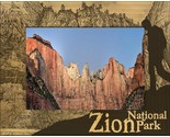 Zion National Park with Hiker Laser Engraved Wood Picture Frame Landscap... - $29.99