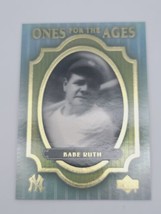 2000 Upper Deck #03 Babe Ruth &quot;One For The Ages&quot; - New York Yankees - £6.84 GBP