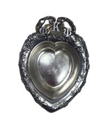 Reed Barton Sterling Silver Floral Heart Bon Bon Dish Sorority Phi Rho P... - $94.14 CAD