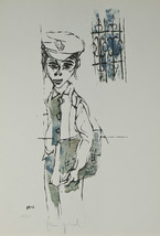 &quot;To School&quot; by Knispel Gershon Signed Limited Edition of 125 Lithograph Print - £57.98 GBP