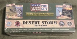 1991 Pro Set Desert STORM Factory SEALED complete set 253 Cards - $25.00