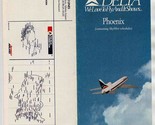 Delta Airlines Sky West Time Table 1987 Quick Reference Schedule for Pho... - $10.89