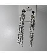 KATE SPADE Statement Shimmy Fringe Silver clear long Earrings new $129 - €109,71 EUR KATE SPADE Statement Shimmy Fringe Silver clear long Earrings new $129 - €109,71 EUR