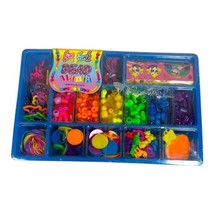 NEW Vtg Lisa Frank Bead Mania 1990s Complete Rare Blue Case SEALED Jewelry Kit - £221.60 GBP