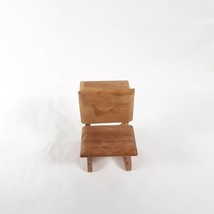 Wooden School Desk Small Miniature - $25.73