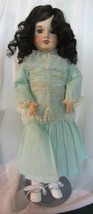 German bisque reproduction doll lovely - $128.25