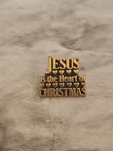 Jesus Is The Heart Of Christmas Lapel Pin - £7.58 GBP