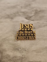 Jesus Is The Heart Of Christmas Lapel Pin - £7.23 GBP