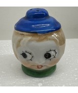 Vintage Noritake Art Deco Big Eyed Flapper Girl Head Single Shaker Japan... - $12.82