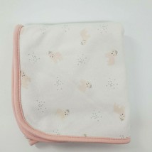 Carters Princess Dog Puppy Baby Blanket Pink White Security Just One You B79 - £13.38 GBP