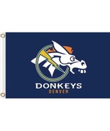 Denver Broncos Football Logo US Flag 3X5 Ft Polyester Banner USA 90x150cm - $27.50 CAD
