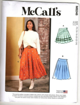 McCall&#39;s M8248 Misses 16 to 24 Pleated Skirts Uncut Sewing Pattern New - $13.91