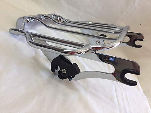 JMEI New DESIGN Detachable Airwing Two Up Luggage Rack for Harley 09-2020 Tourin - $135.24