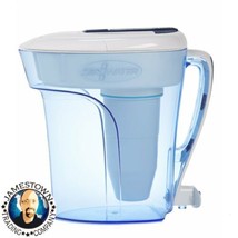 ZeroWater ZD-012RP Quick Fill Ready-Pour 12 Cups Blue Water Filtration Pitcher - £21.23 GBP