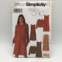 Karen Z Designs Simplicity 5902 Size PP 12 14 16 18 Uncut Misses Dress P... - £9.41 GBP