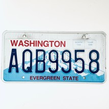  United States Washington Evergreen State Passenger License Plate AQB9958 - $14.85 CAD