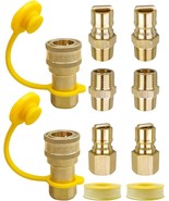 LP Natural Gas Quick Connect Fittings Kit, 1/2&quot; QDD Natural and Propane ... - €64,99 EUR