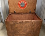 Mid Century Modern hassock storage Treasure chest Lewyt Cedarized 24&quot;x17... - £53.97 GBP