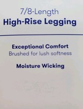 Joy Lab Women's Medium High-Rise Cozy Spacedye 7/8 Leggings Light Heather  image 4
