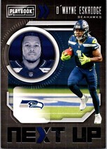 2021 Panini Playbook Next Up #NXT-DWE D&#39;Wayne Eskridge Seattle Seahawks - $1.77