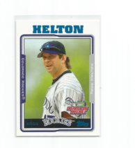 Todd Helton (Colorado Rockies) 2005 Topps Opening Day Card #99 - £3.98 GBP